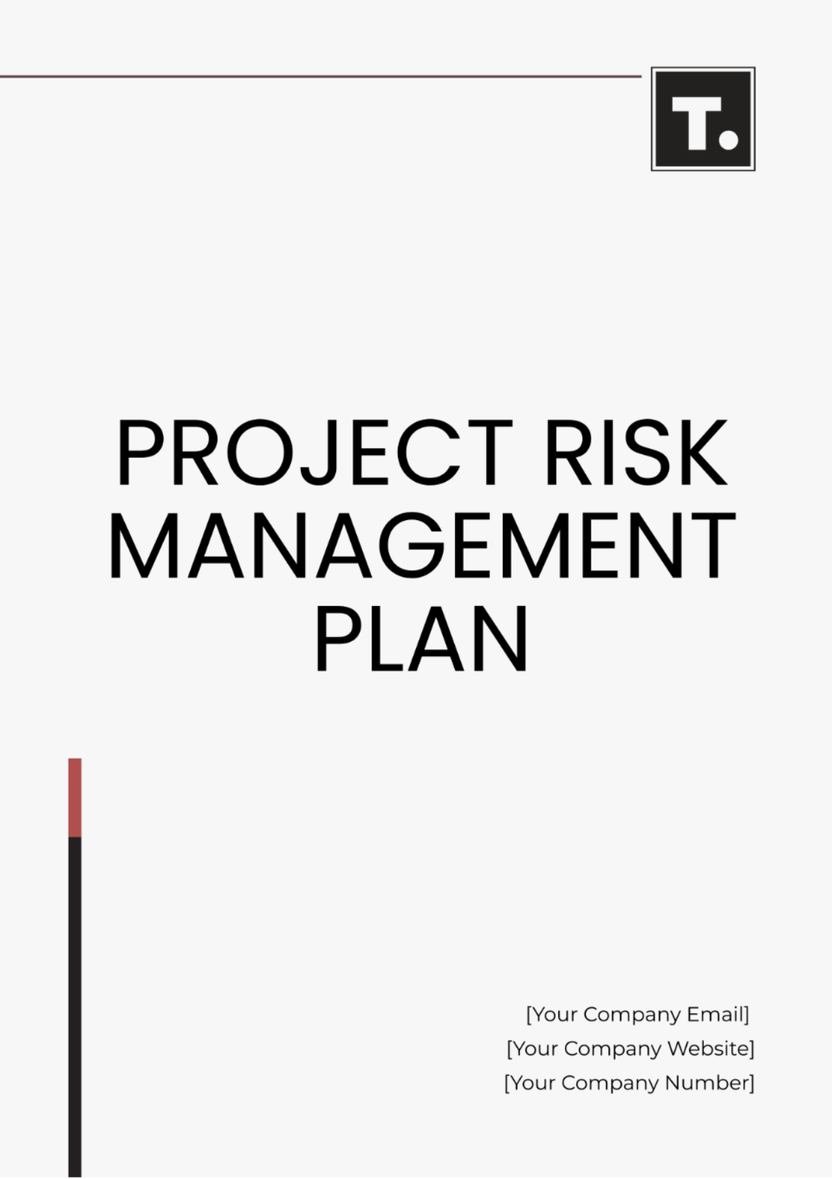 Project Risk Management Plan Template - Edit Online & Download Example ...