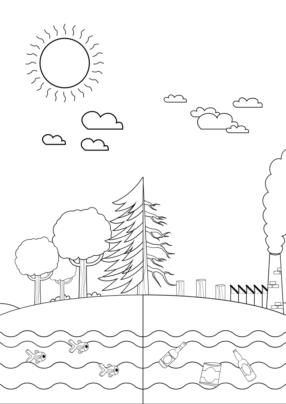 Free Environment Drawing For Competition Template