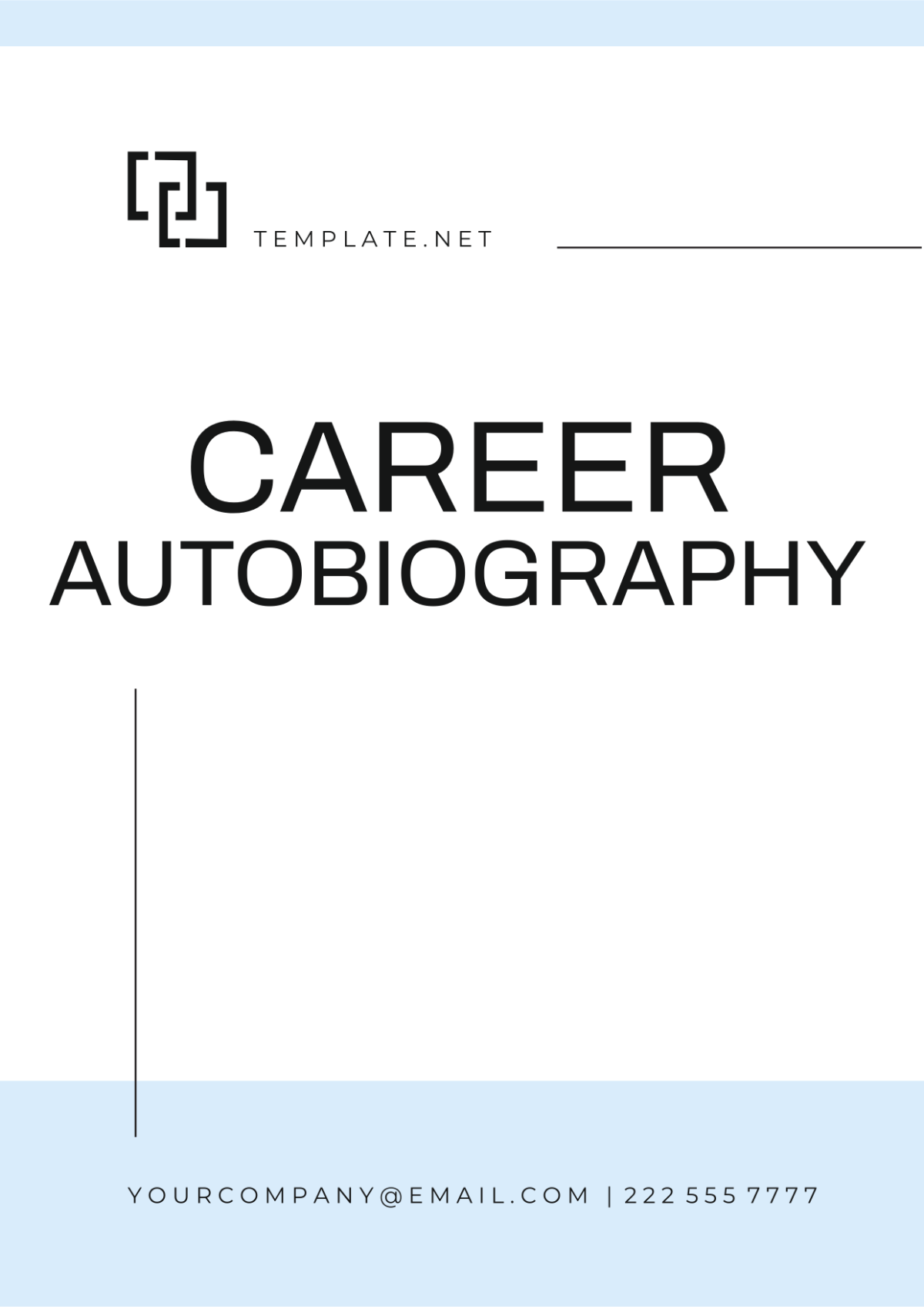 Free Career Autobiography Template