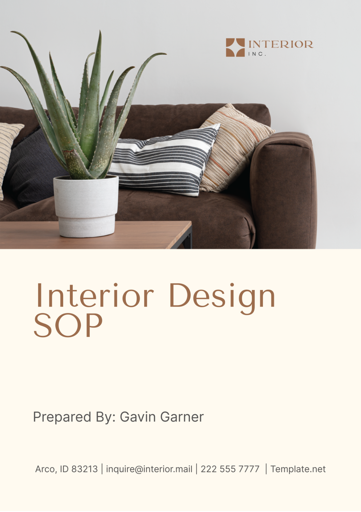 Interior Design SOP Template