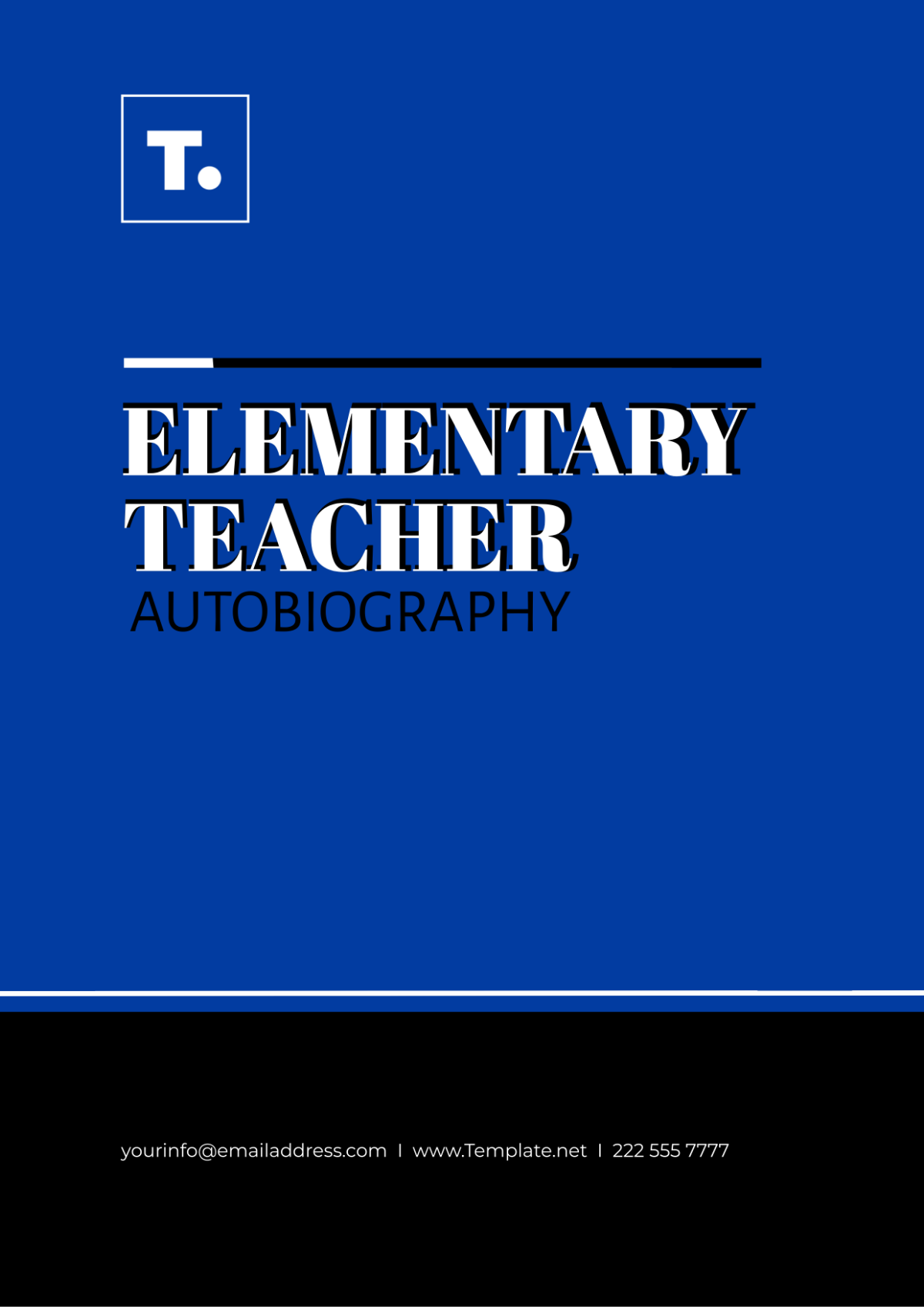Free Elementary Teacher Autobiography Template