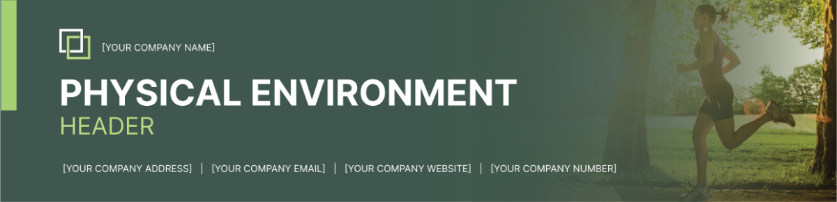 Free Physical Environment Header Template