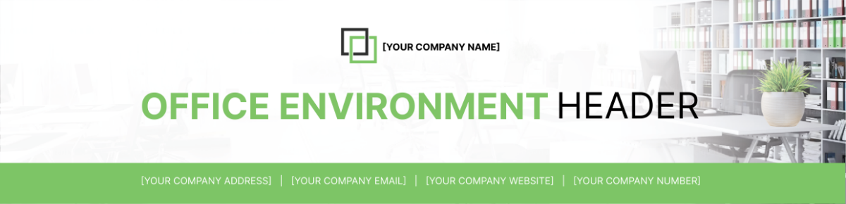 Free Office Environment Header Template