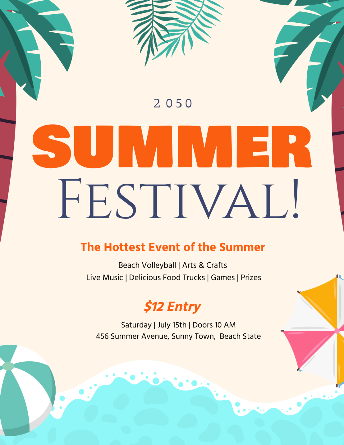 Creative Summer Event Flyer