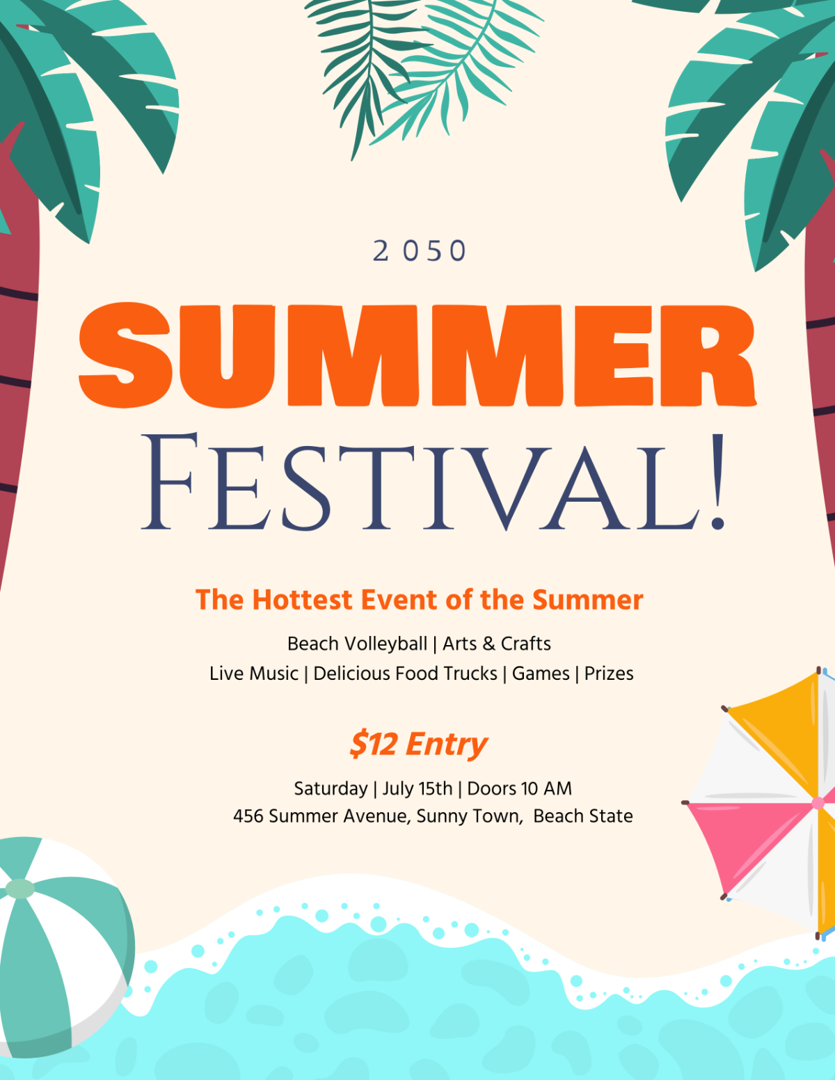 Printable Event Flyer Template