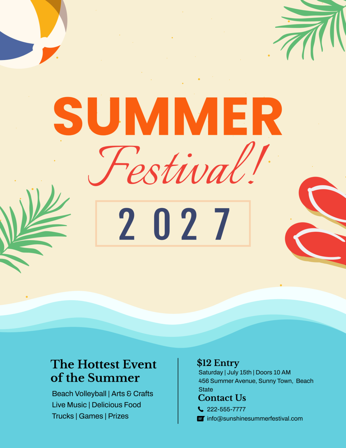 Summer Event Flyer