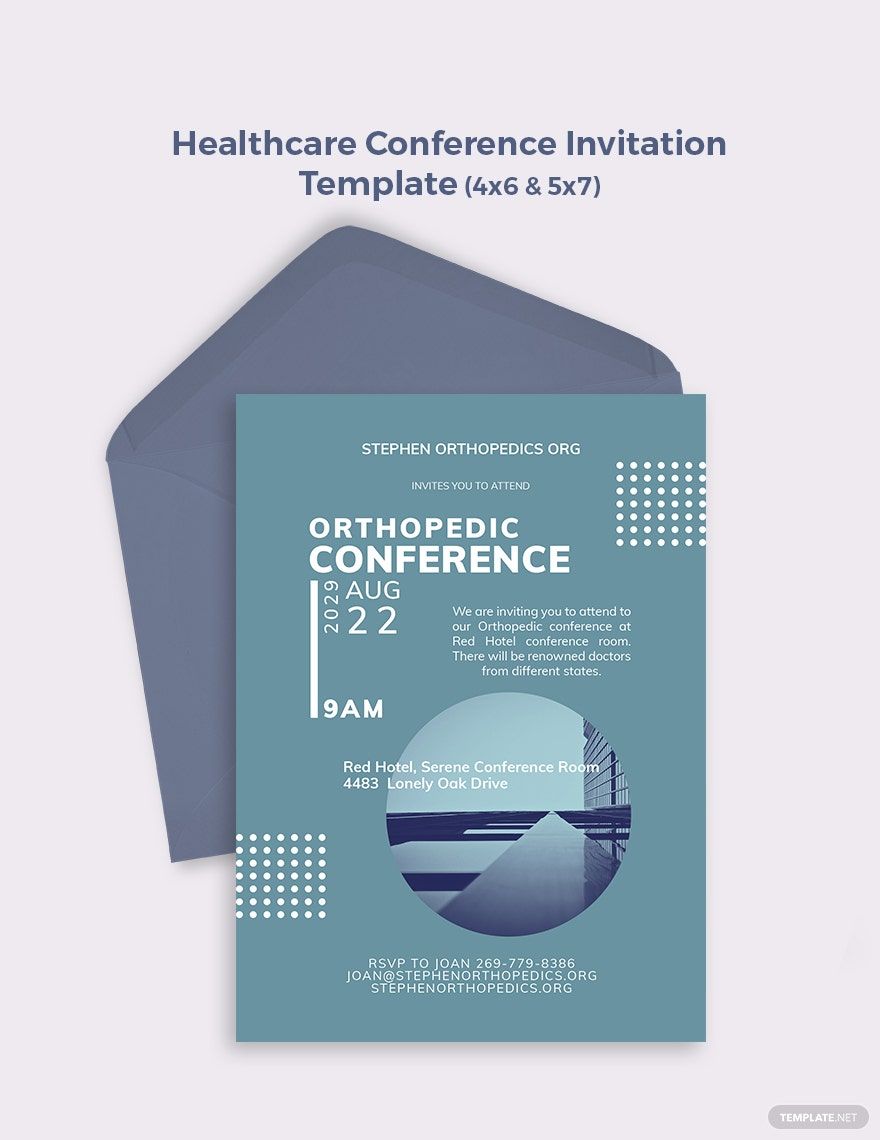 Healthcare Conference Invitation Template