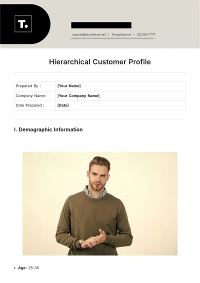 Free Hierarchical Customer Profile Template to Edit Online