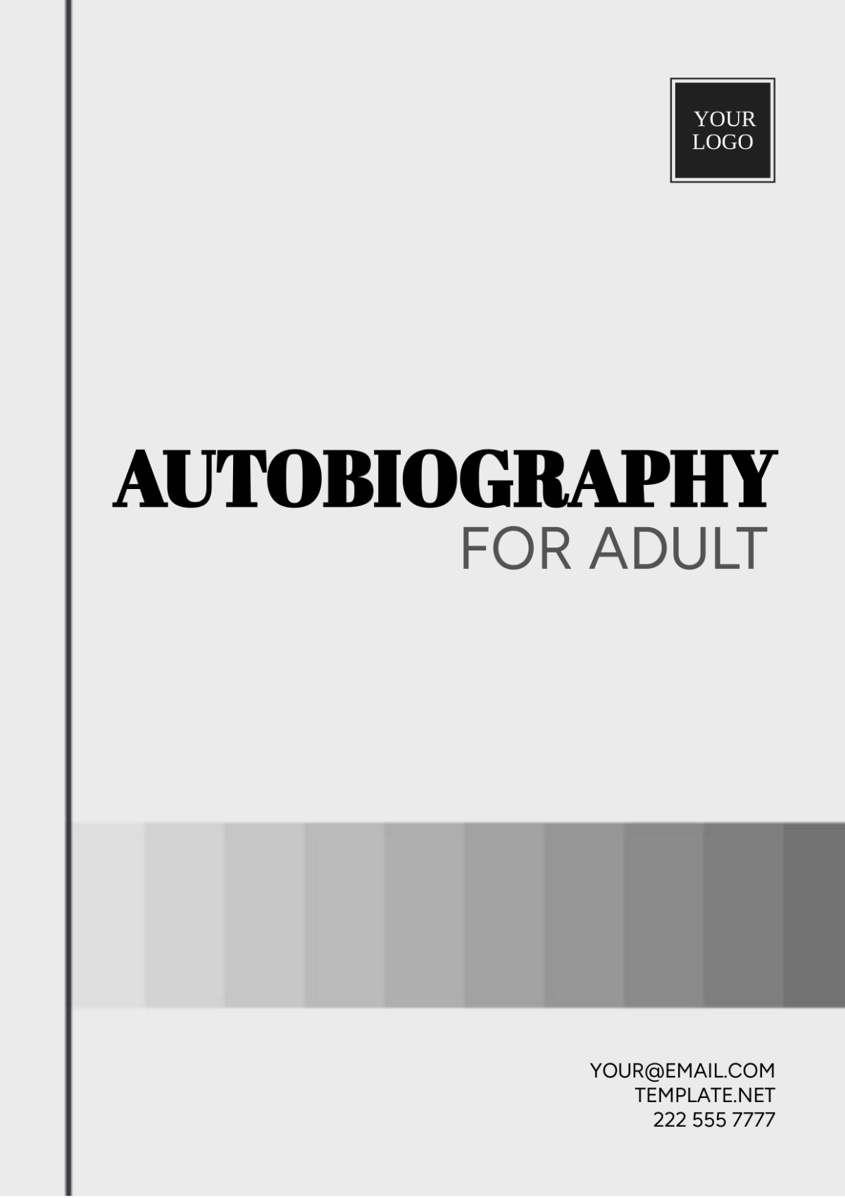 Free Autobiography for Adult Template