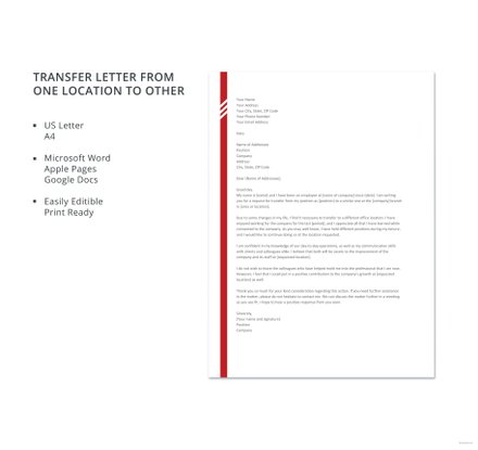 Ownership Transfer Letter Sample Template: Download 700+ Letters in ...