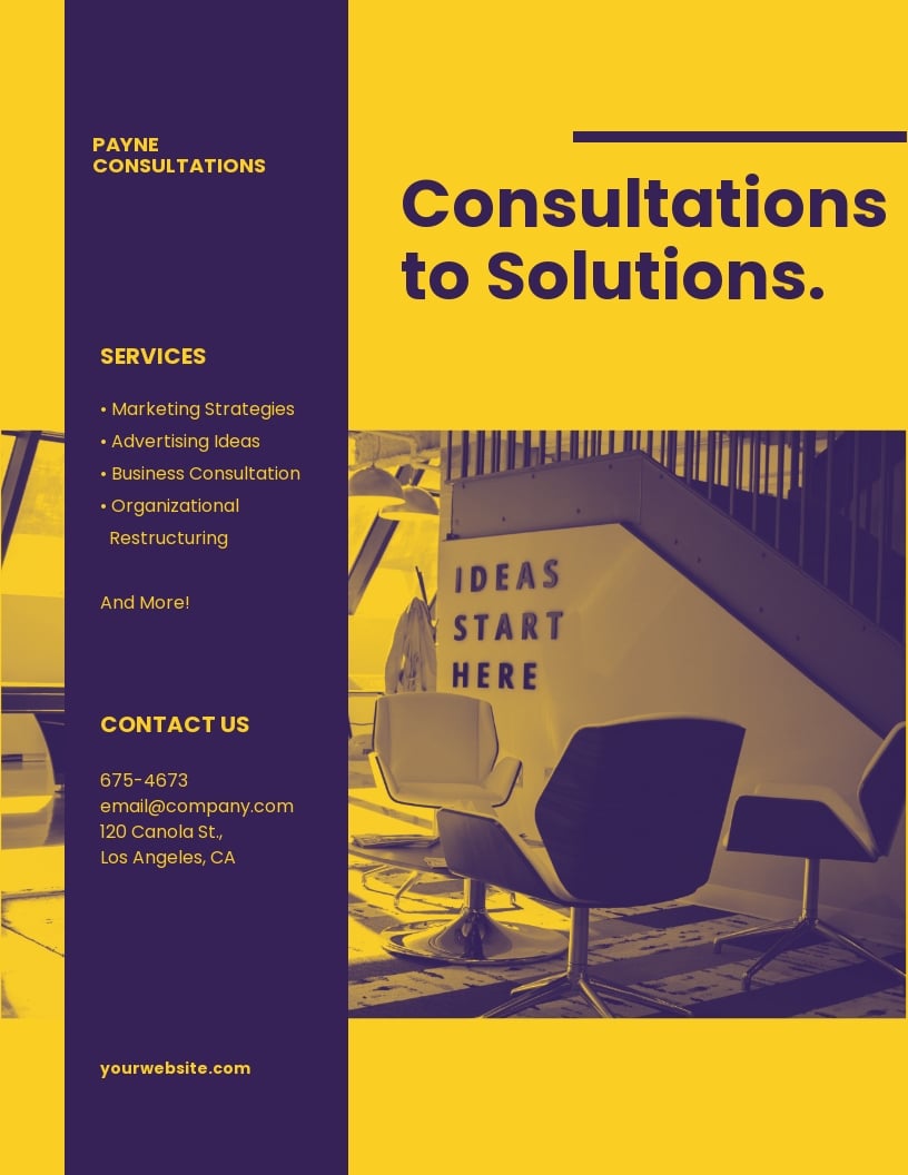 Free Consultant Flyer Templates, 18+ Download in Illustrator, Word