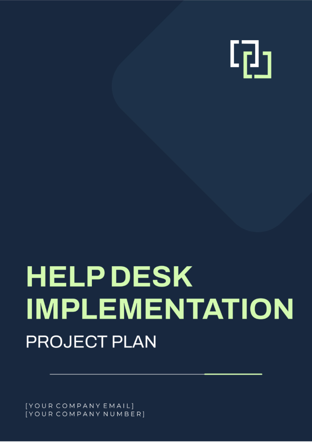 Help Desk Implementation Project Plan Template - Edit Online & Download