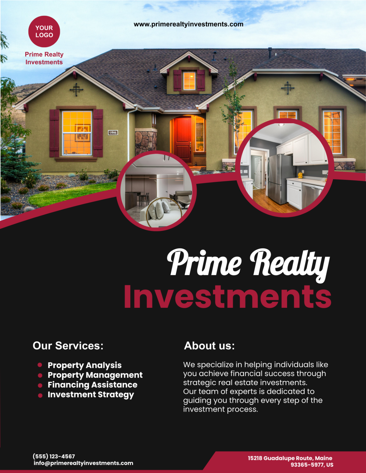 Real Estate Investment Flyer