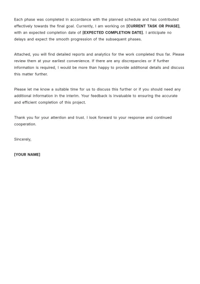 Free Work Explanation Letter Template to Edit Online