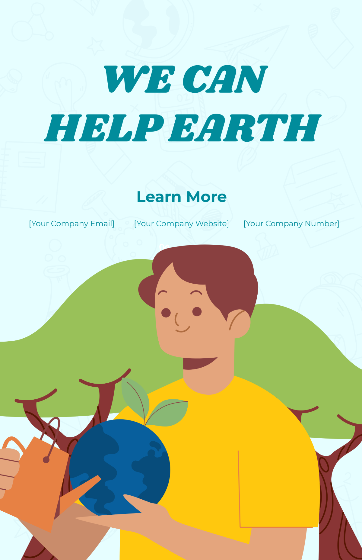 Environment Poster For School Project Template