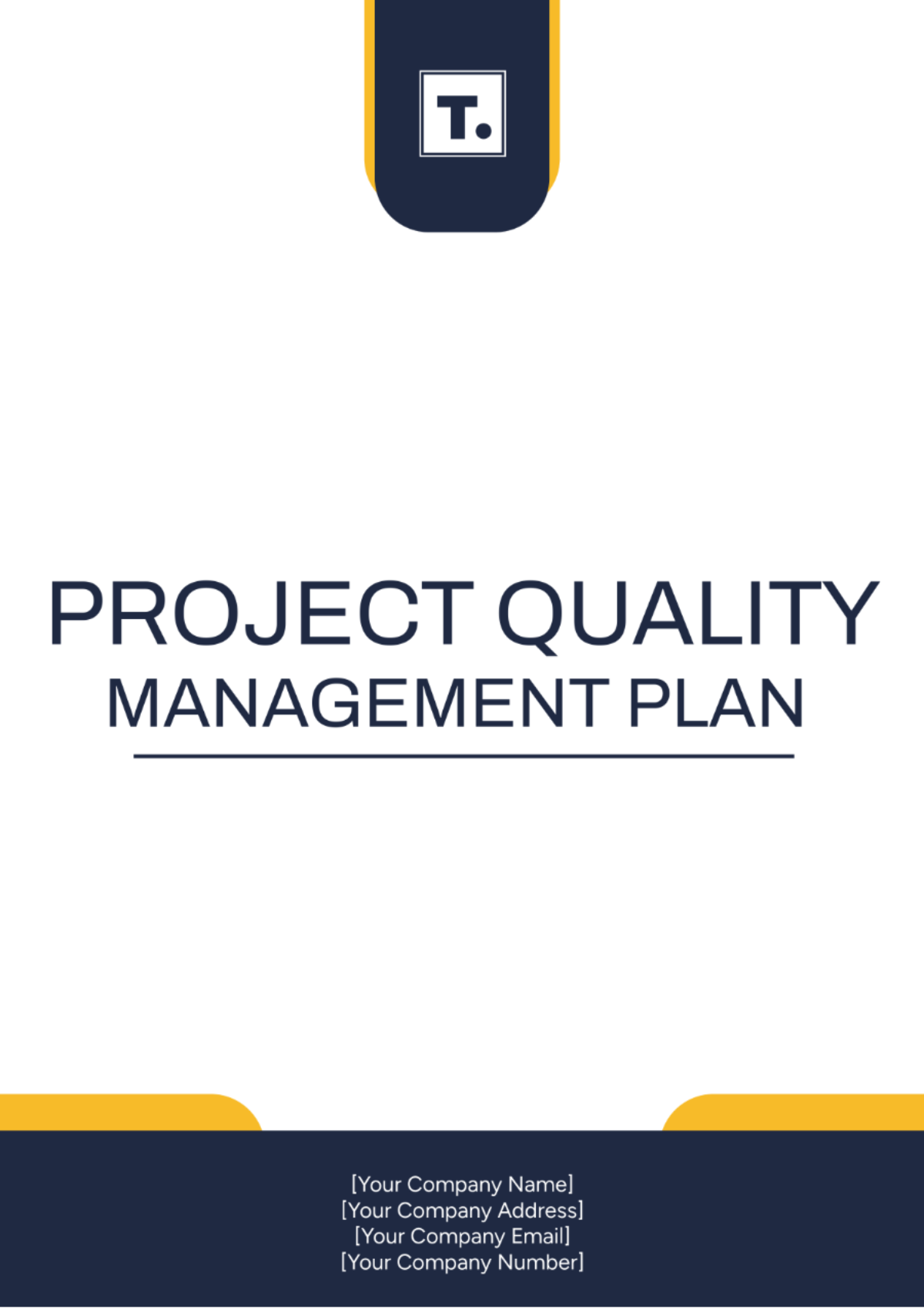 Project Quality Management Plan Template - Edit Online & Download