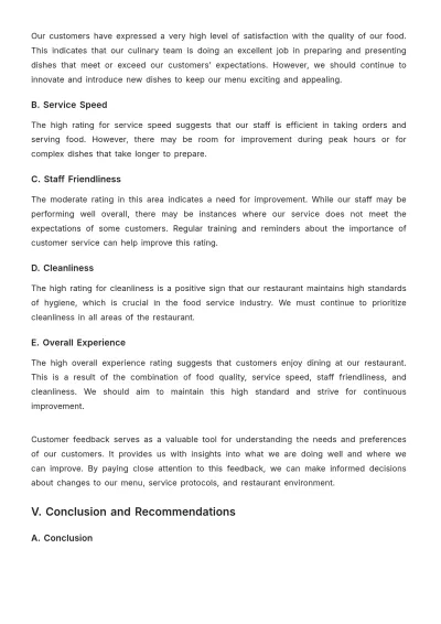 Free Restaurant End of Day Report Template to Edit Online