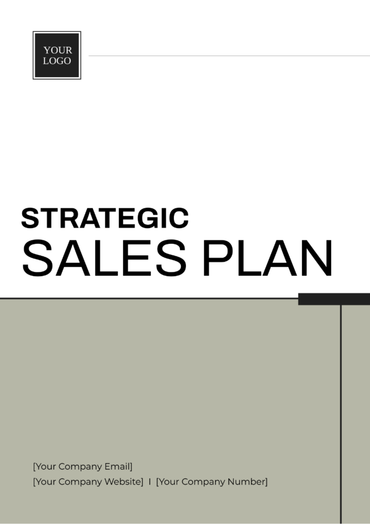 Strategic Sales Plan Template - Edit Online & Download