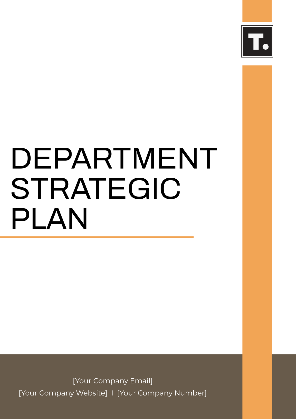 Department Strategic Plan Template - Edit Online & Download