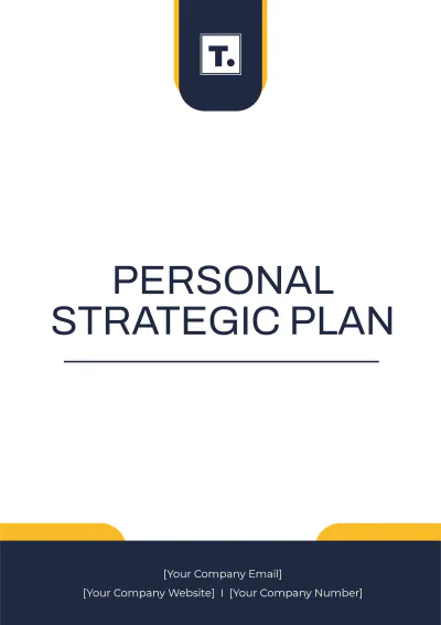 Free Personal Strategic Plan Template to Edit Online