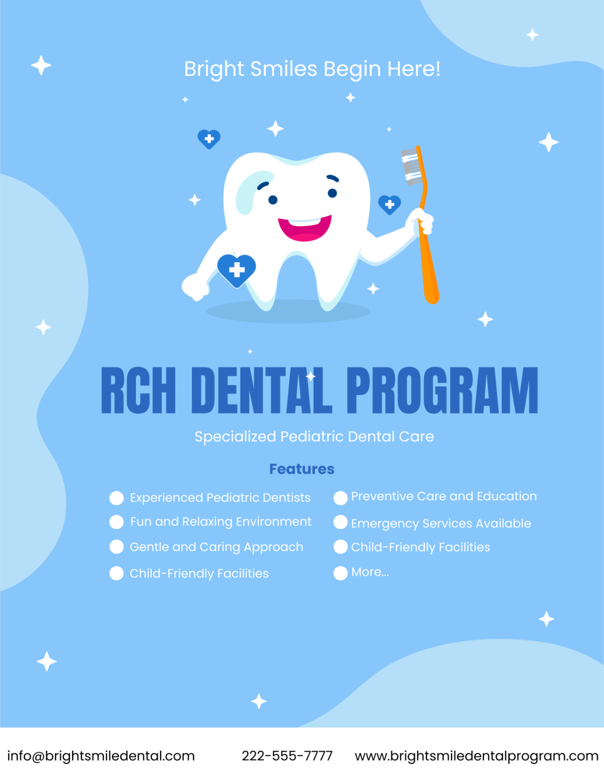 namPediatric Dentistry Flyer