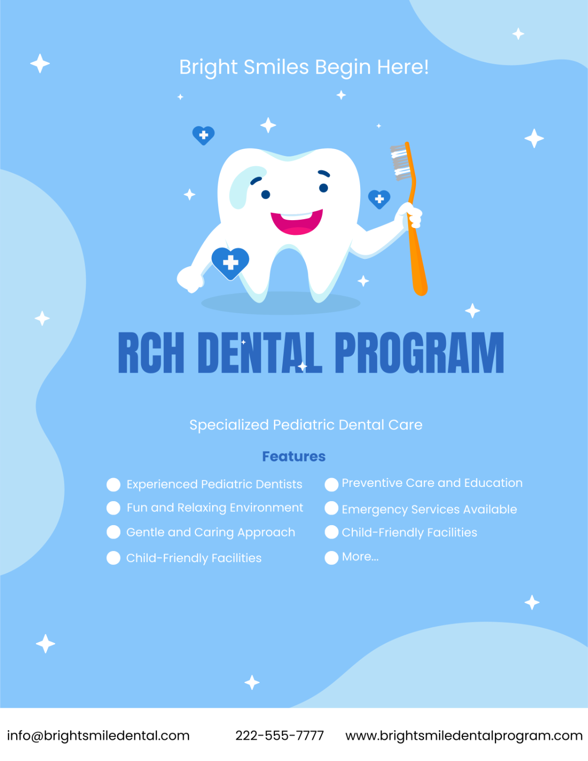 namPediatric Dentistry Flyer Template