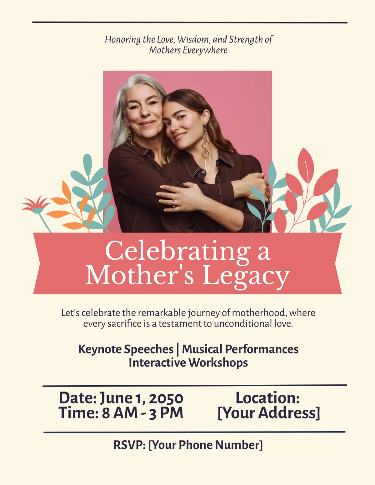 Mothers Legacy Flyer
