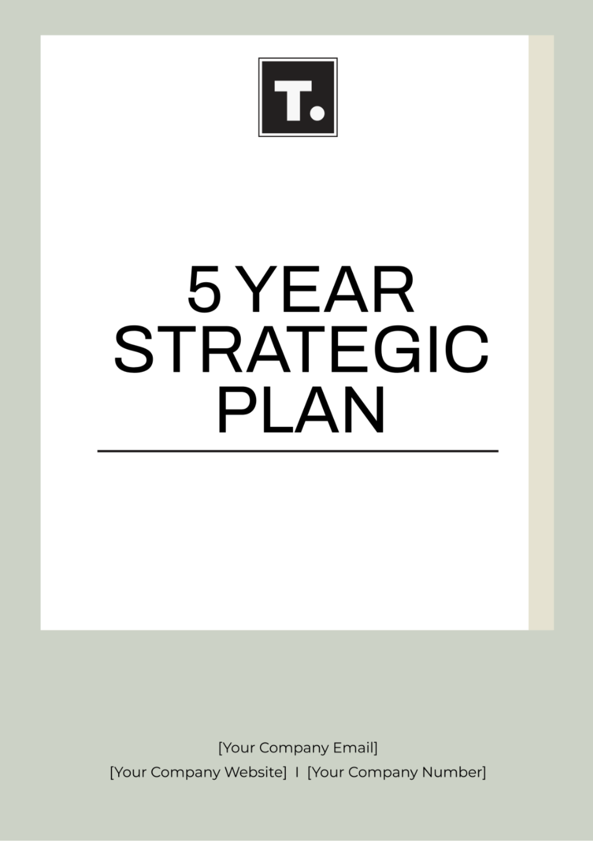 5 Year Strategic Plan Template - Edit Online & Download