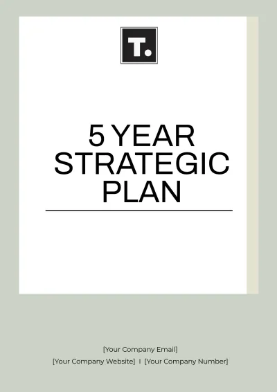 Free 5 Year Strategic Plan Template to Edit Online
