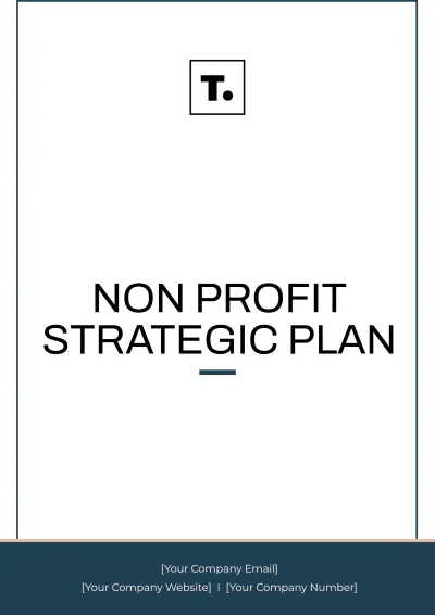 Free Non Profit Strategic Plan Template to Edit Online