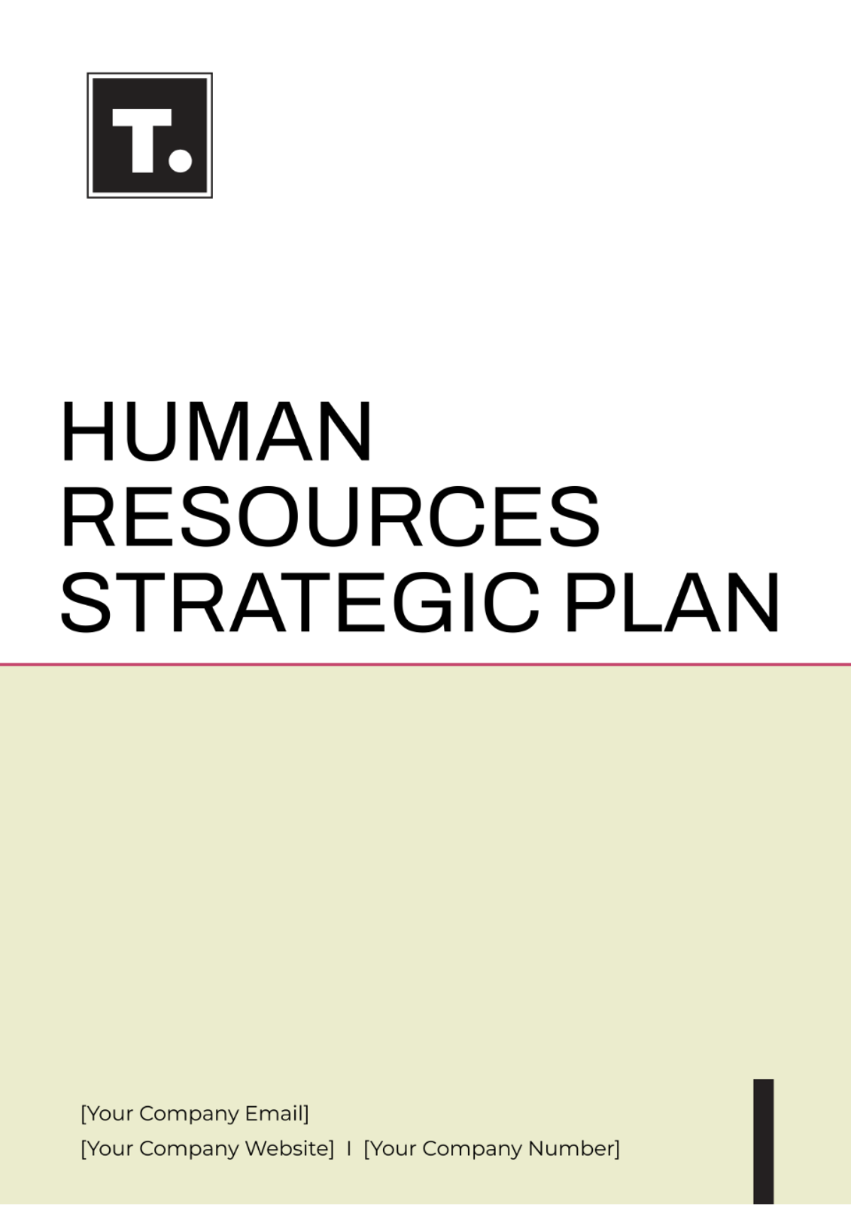 Human Resources Strategic Plan Template - Edit Online & Download