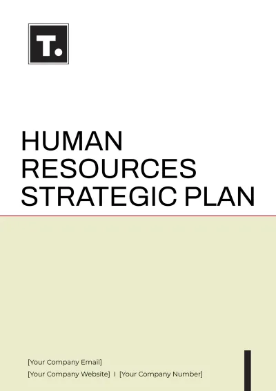 Free Human Resources Strategic Plan Template to Edit Online