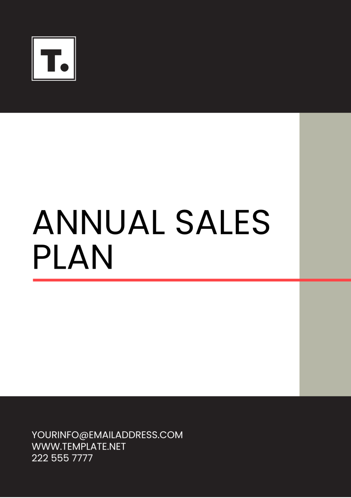 Free Annual Sales Plan Template