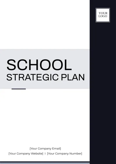 Free School Strategic Plan Template to Edit Online