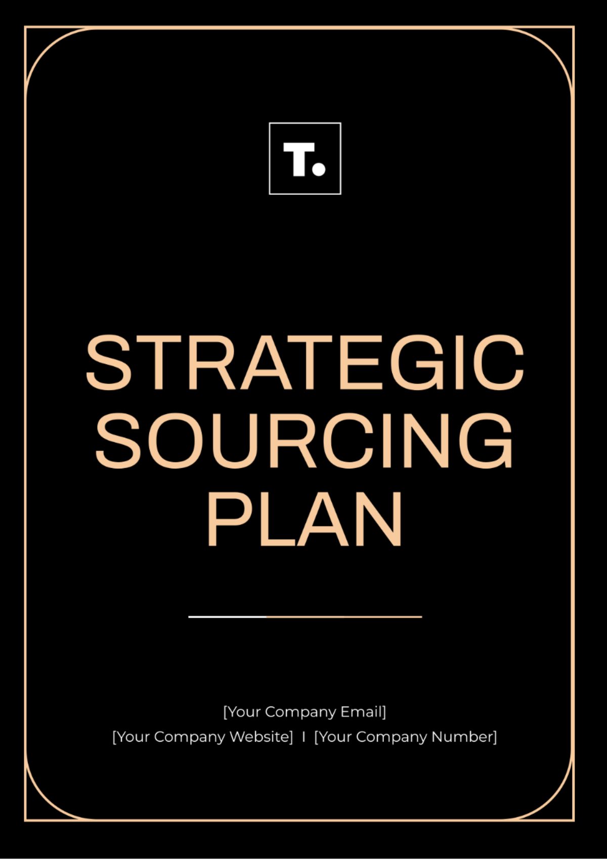 Strategic Sourcing Plan Template - Edit Online & Download