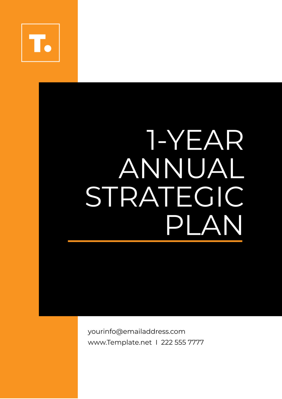Free 1 Year Annual Strategic Plan Template