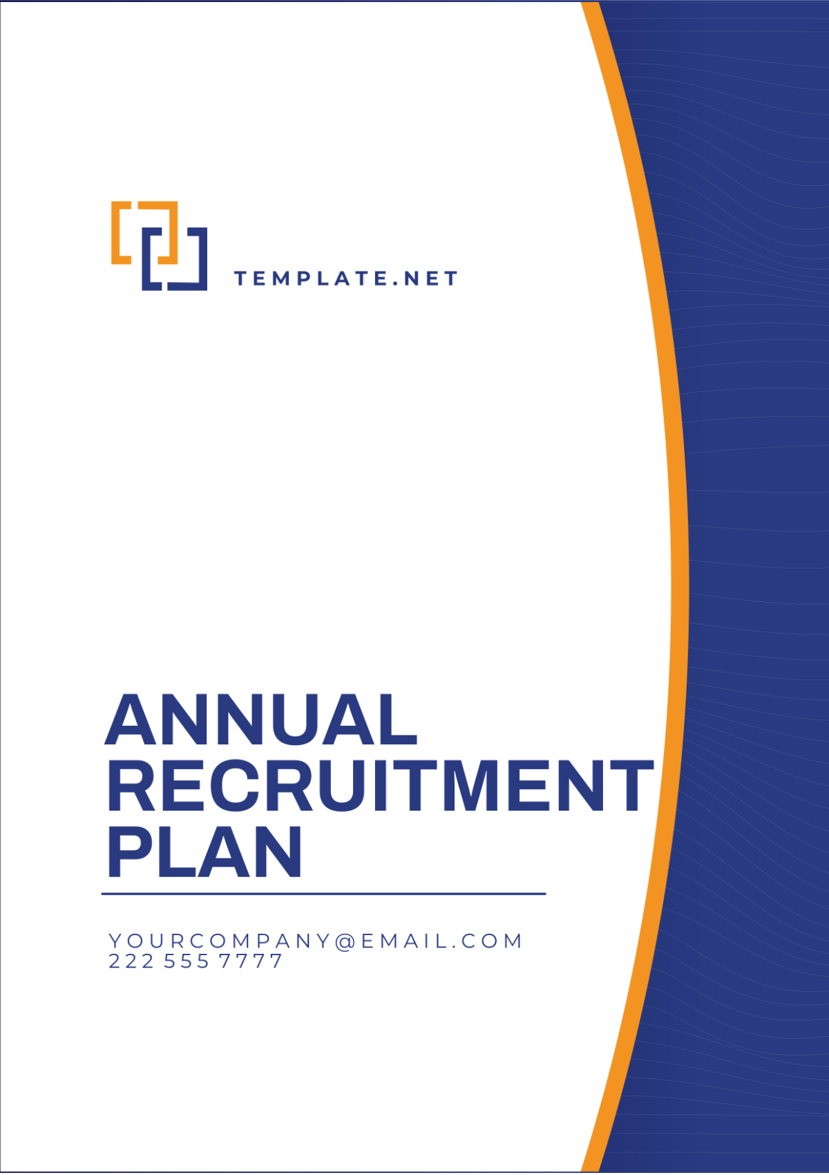 Free Annual Recruitment Plan Template