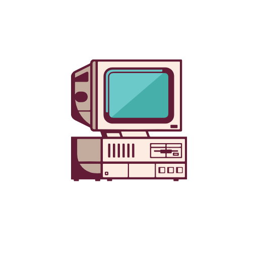 Retro Computer Icon