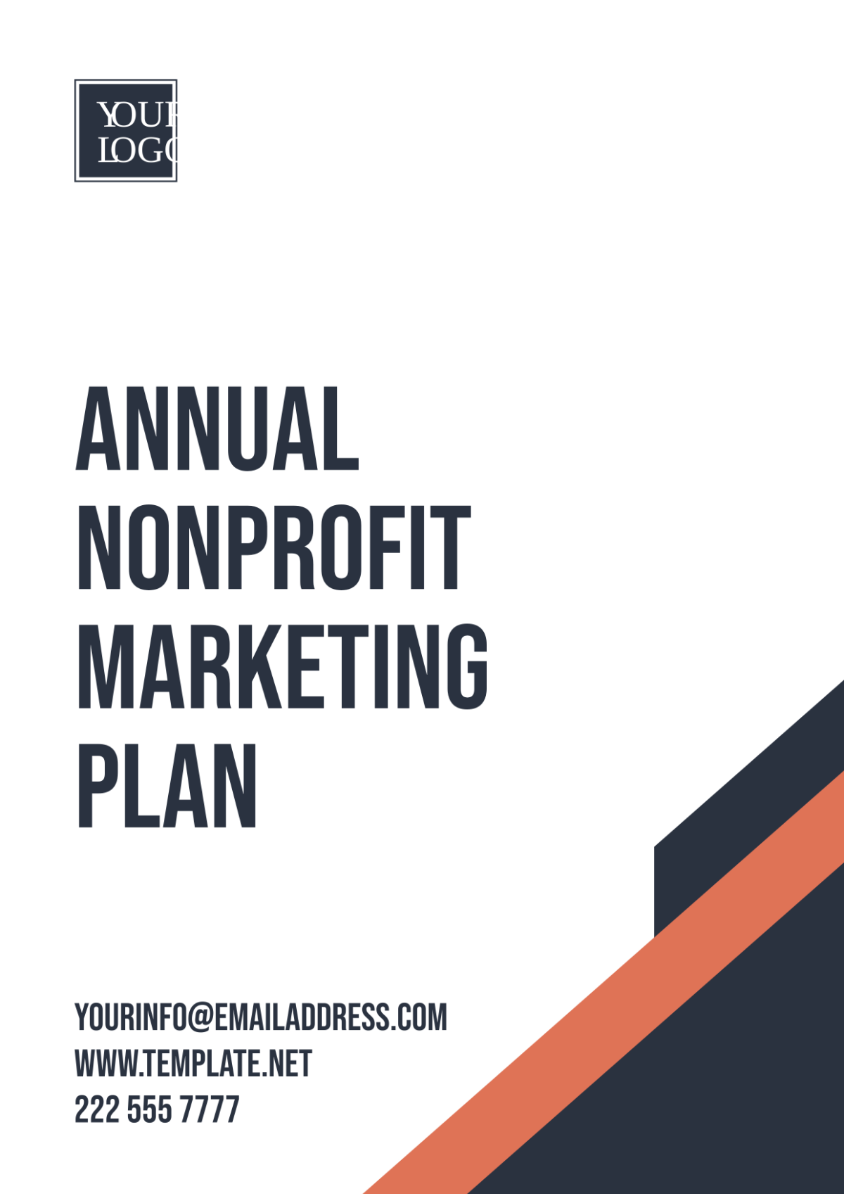Free Annual Nonprofit Marketing Plan Template