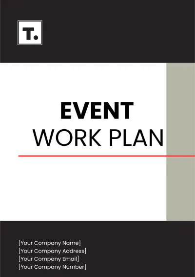 Free Event Work Plan Template to Edit Online