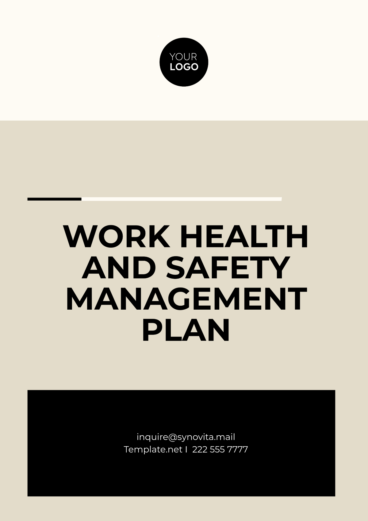 Work Health And Safety Management Plan Template - Edit Online & Download