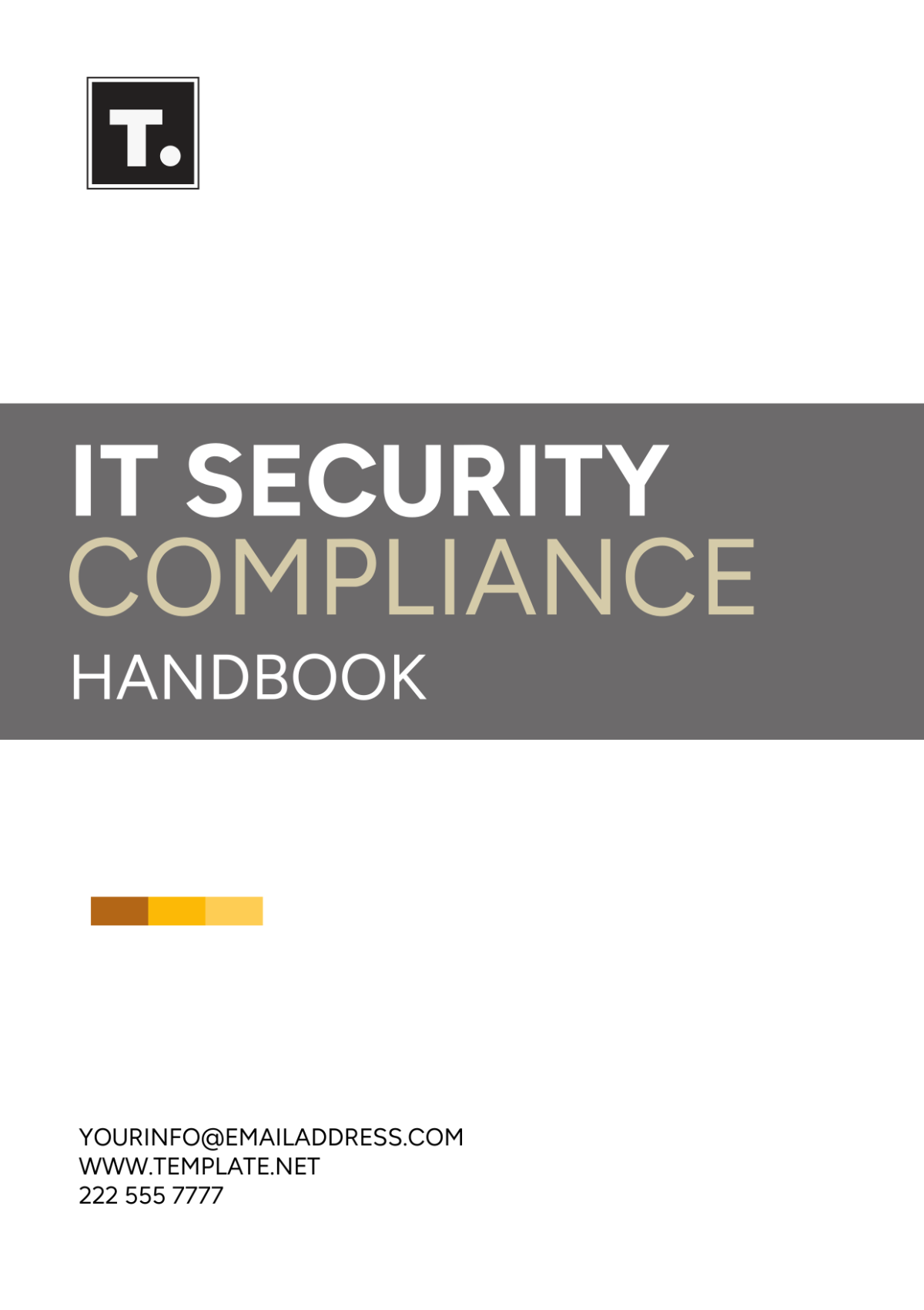 Free IT Security Compliance Handbook Template