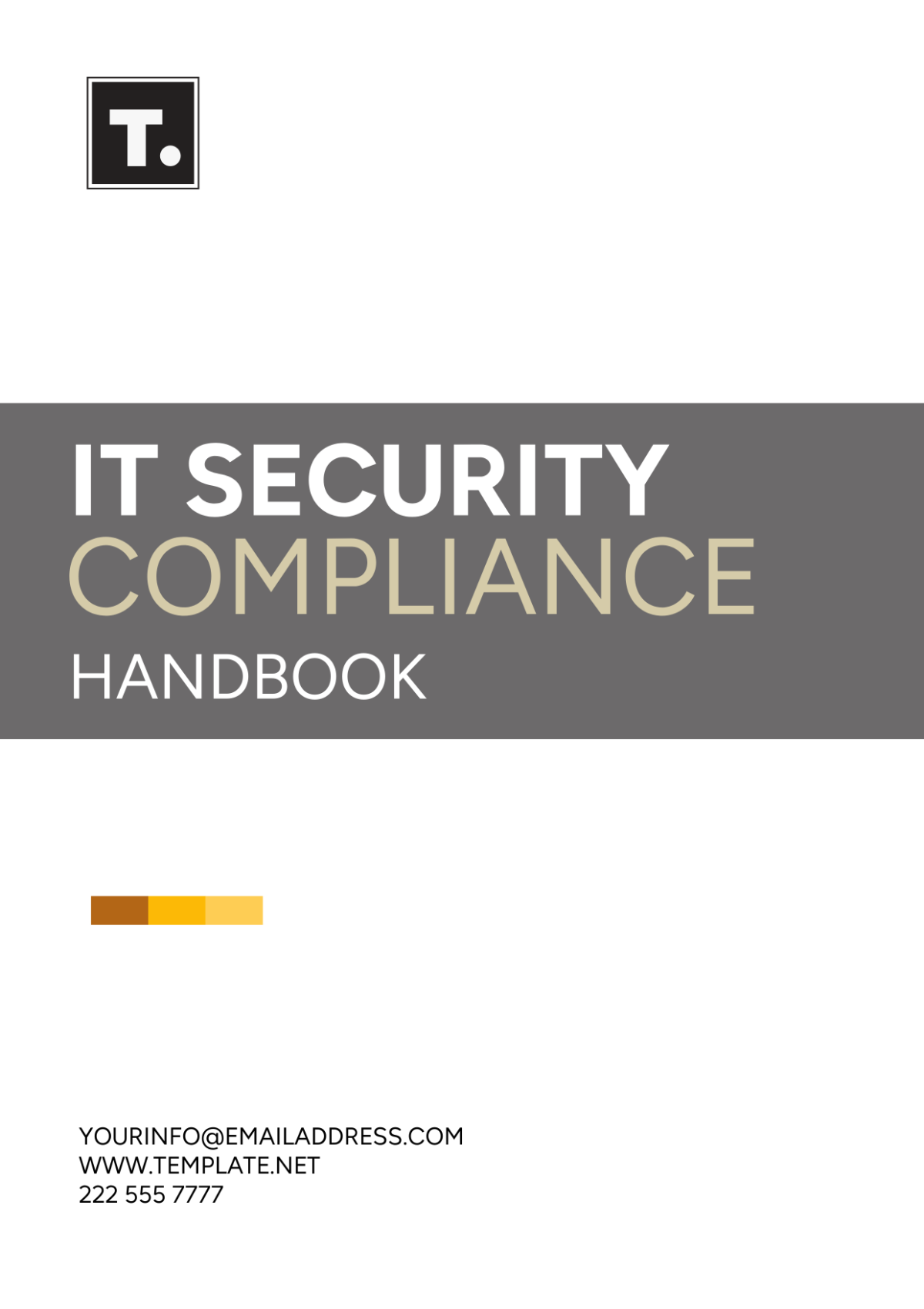 IT Security Compliance Handbook Template - Edit Online & Download