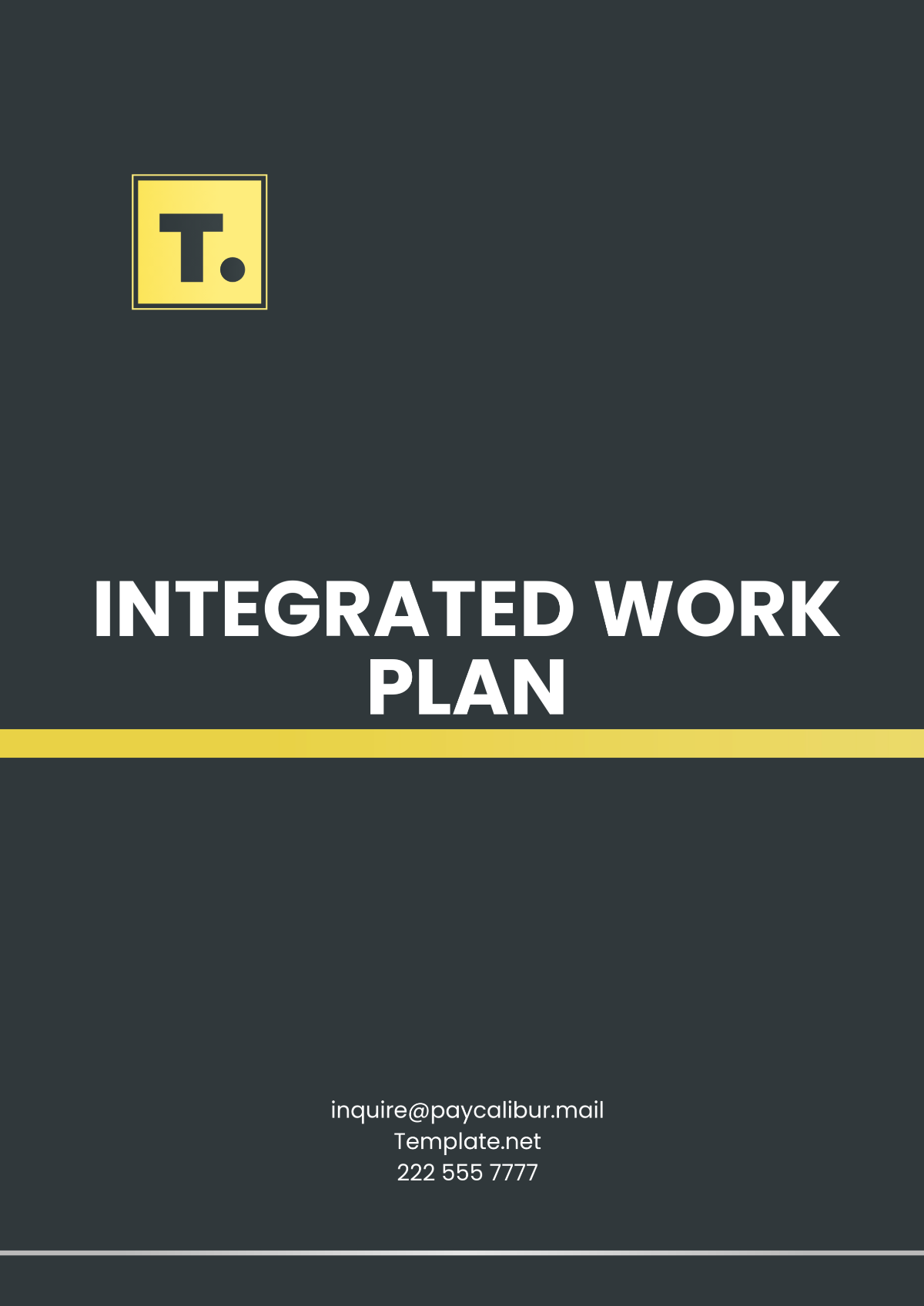 Integrated Work Plan Template - Edit Online & Download