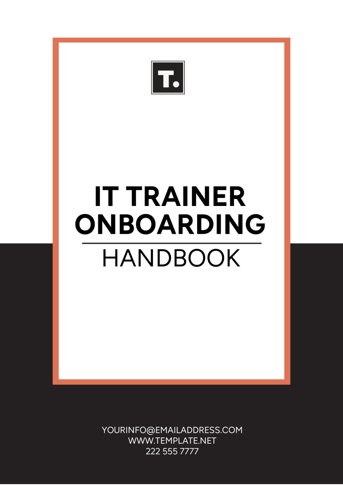 Free IT Trainer Onboarding Handbook Template