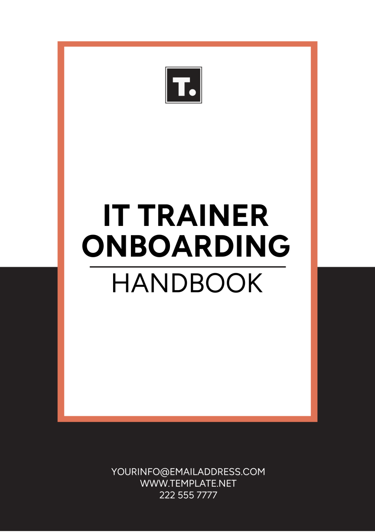 IT Trainer Onboarding Handbook Template - Edit Online & Download