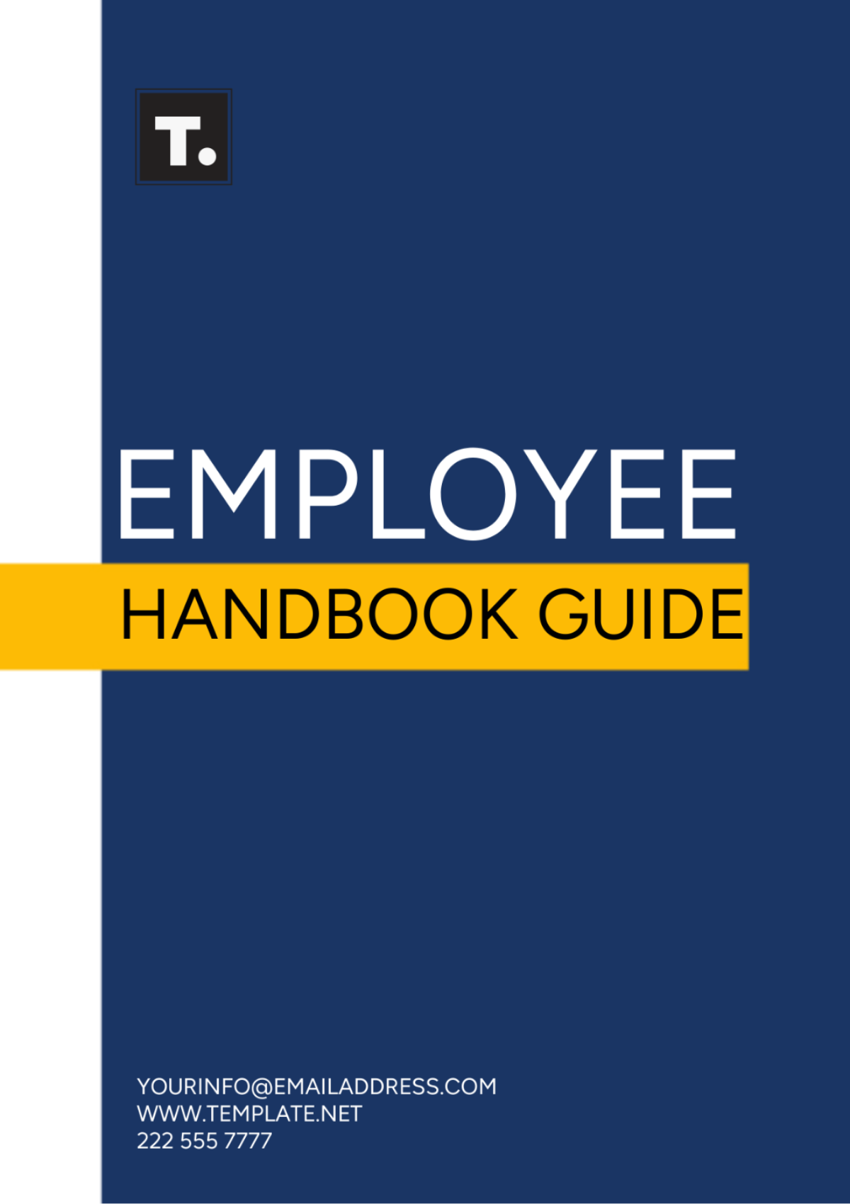 Free Employee Handbook Guide Template