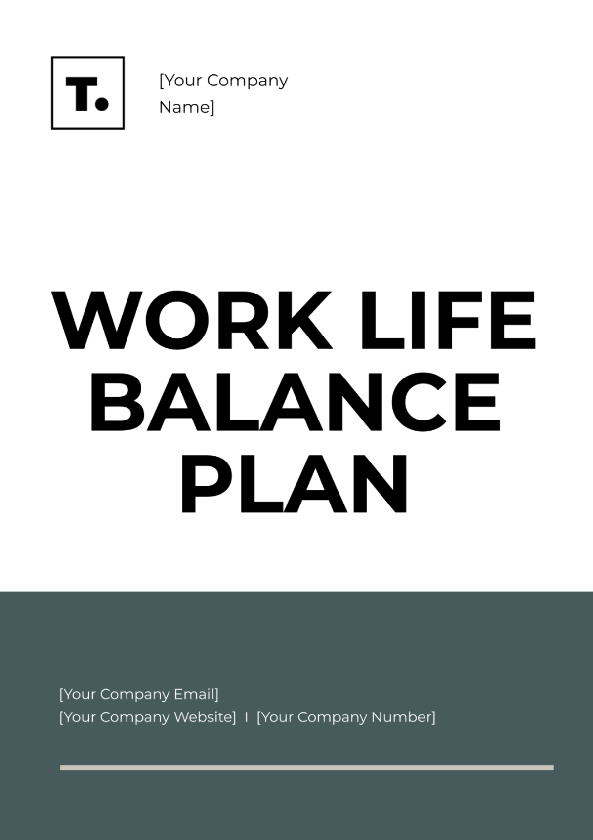 Work Life Balance Plan Template - Edit Online & Download