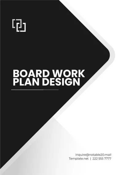Free Board Work Plan Design Template to Edit Online