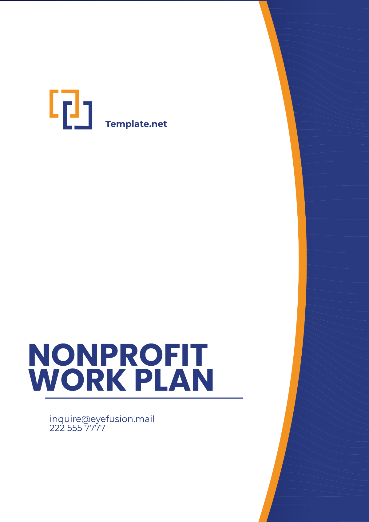 Nonprofit Work Plan Template - Edit Online & Download